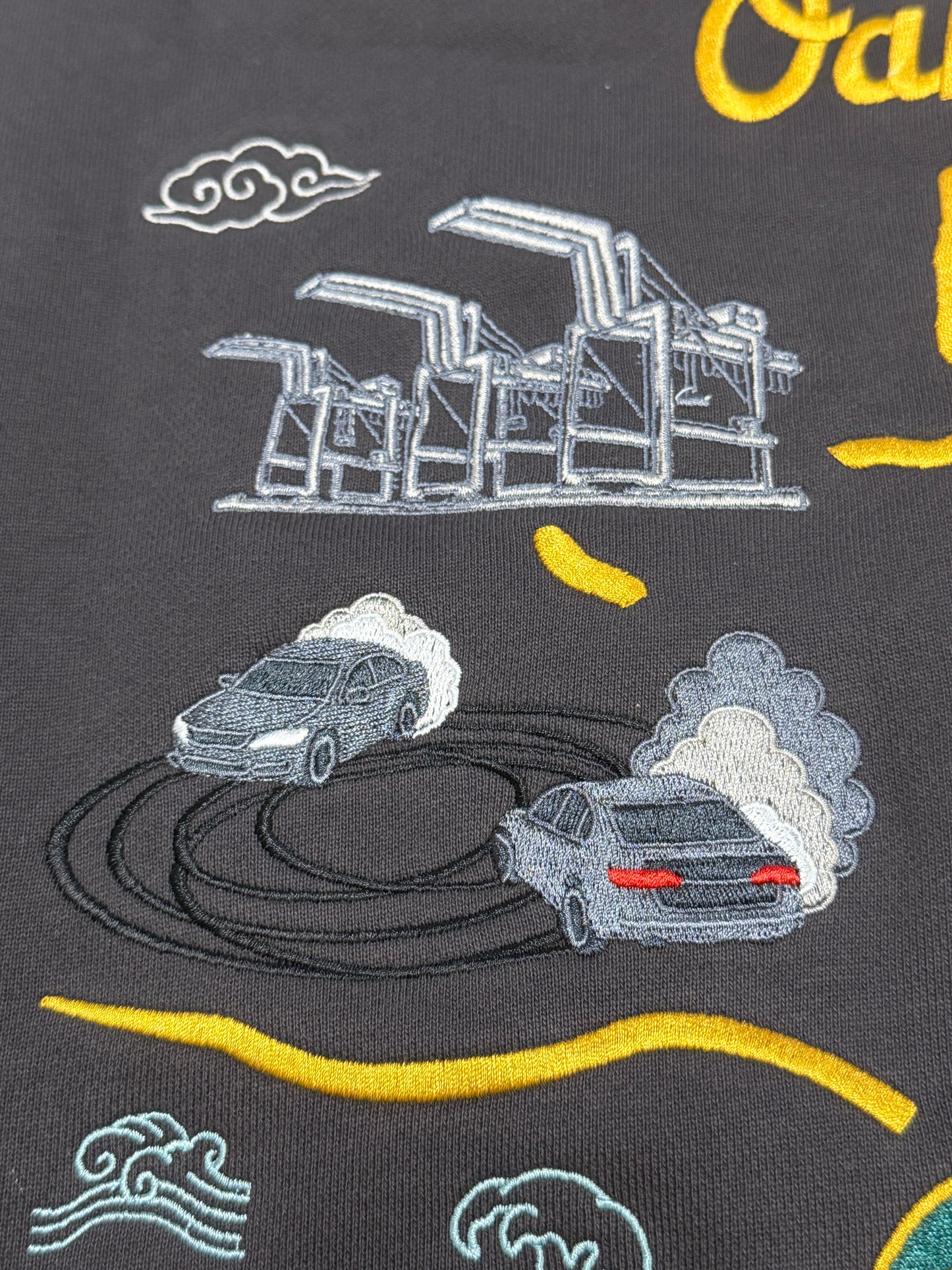 Oakland Sukajan Embroidered Crewneck Sweater