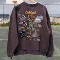 Oakland Sukajan Embroidered Crewneck Sweater