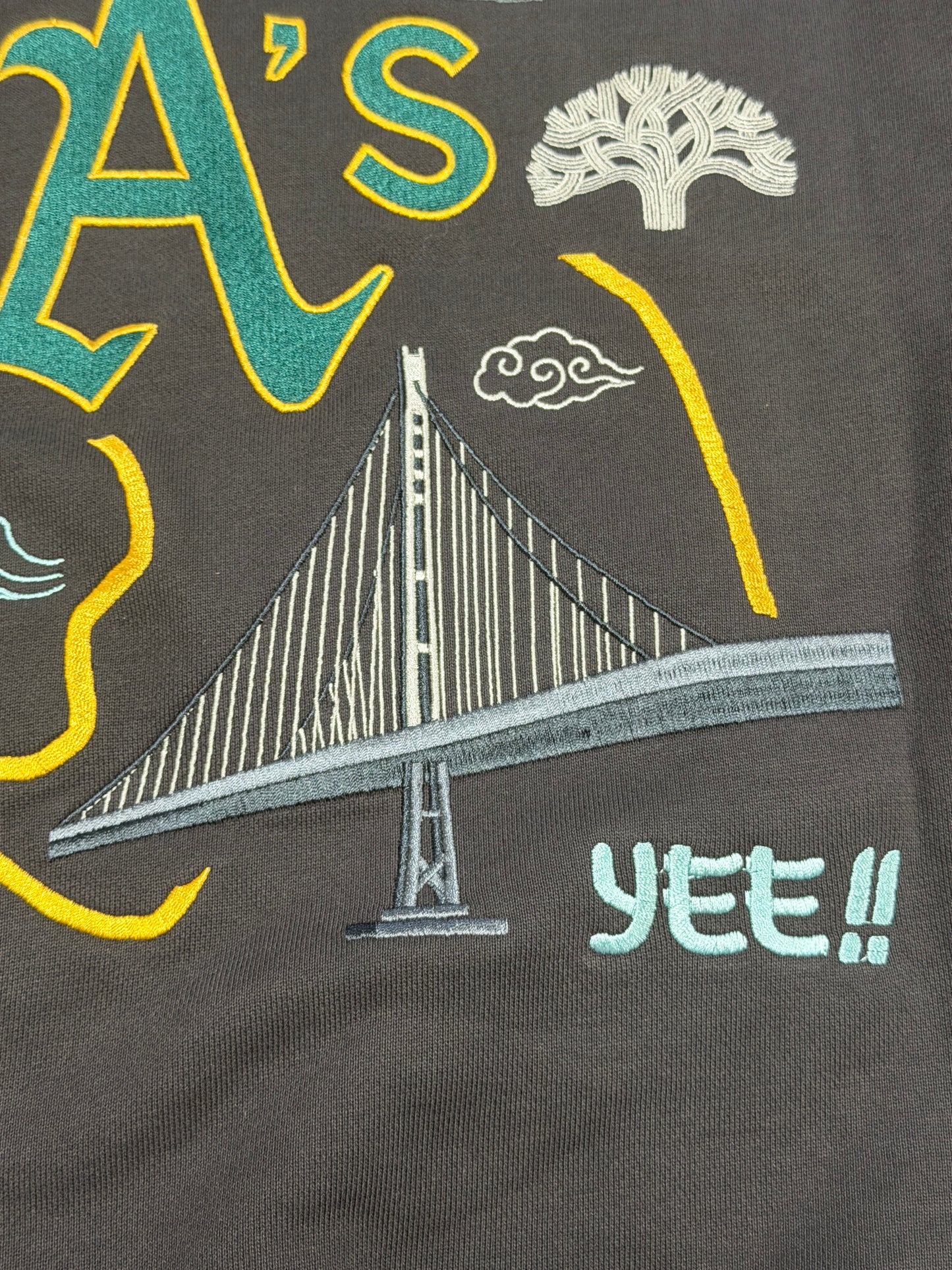 Oakland Sukajan Embroidered Crewneck Sweater