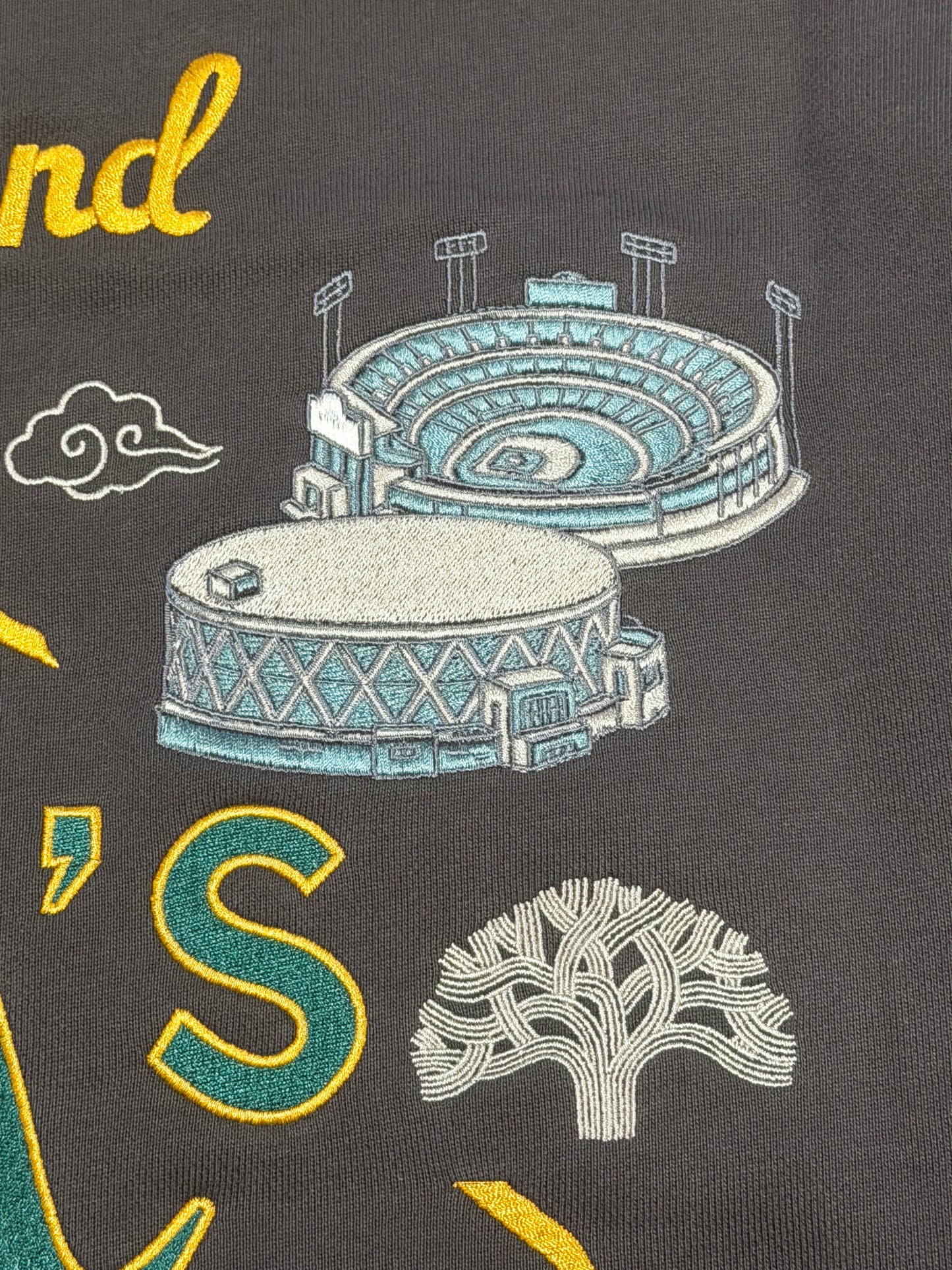 Oakland Sukajan Embroidered Crewneck Sweater