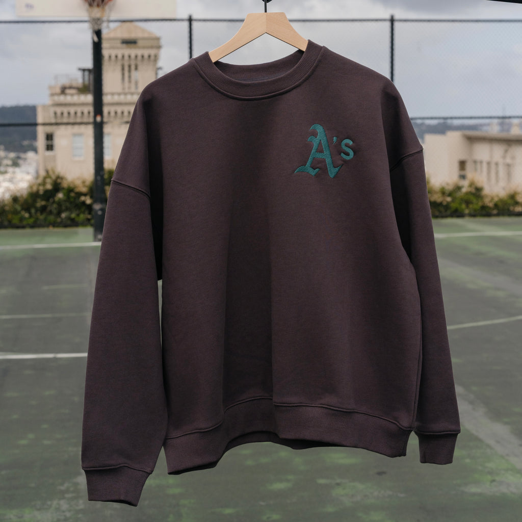 Oakland Sukajan Embroidered Crewneck Sweater