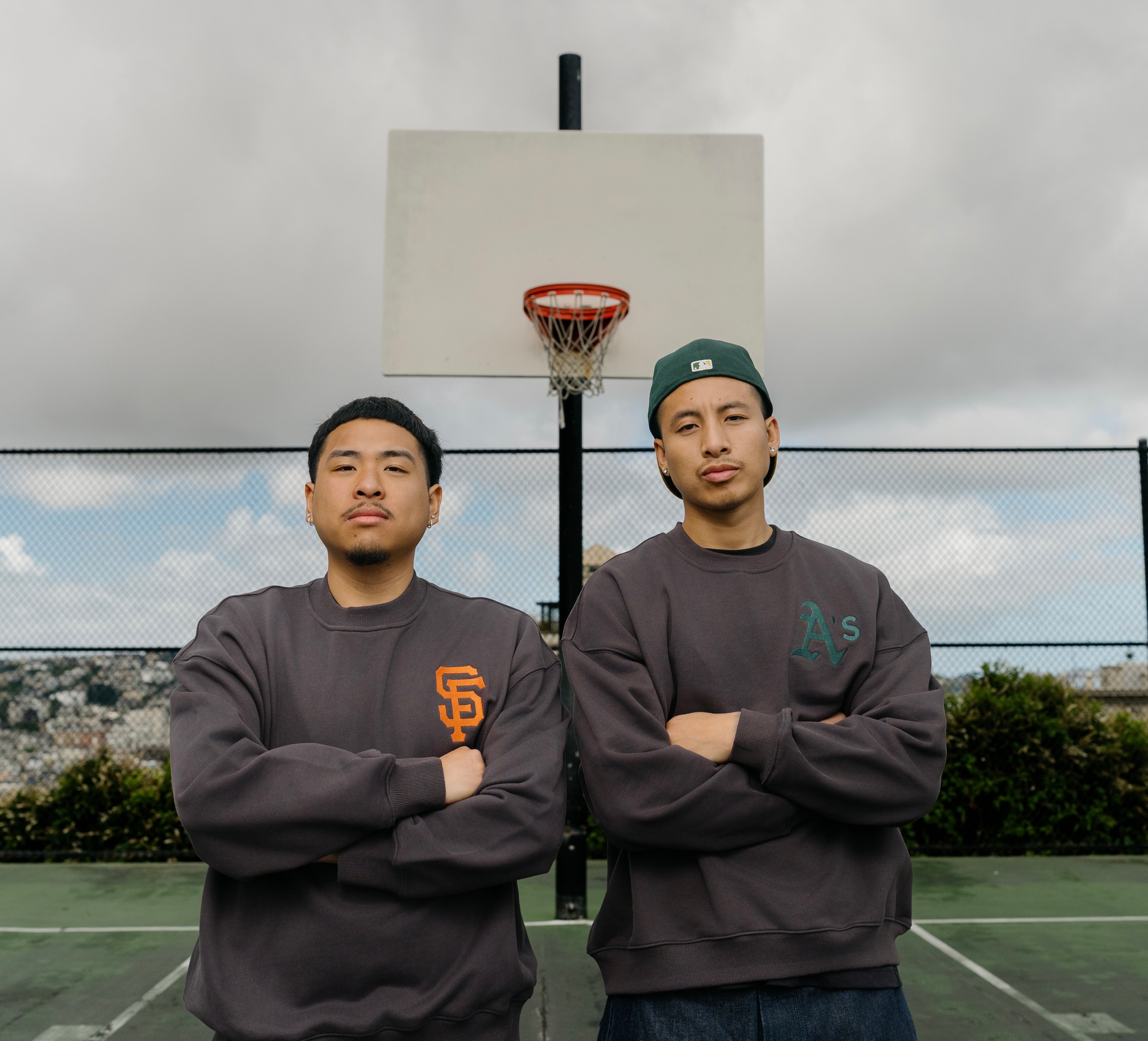 Oakland Sukajan Embroidered Crewneck Sweater