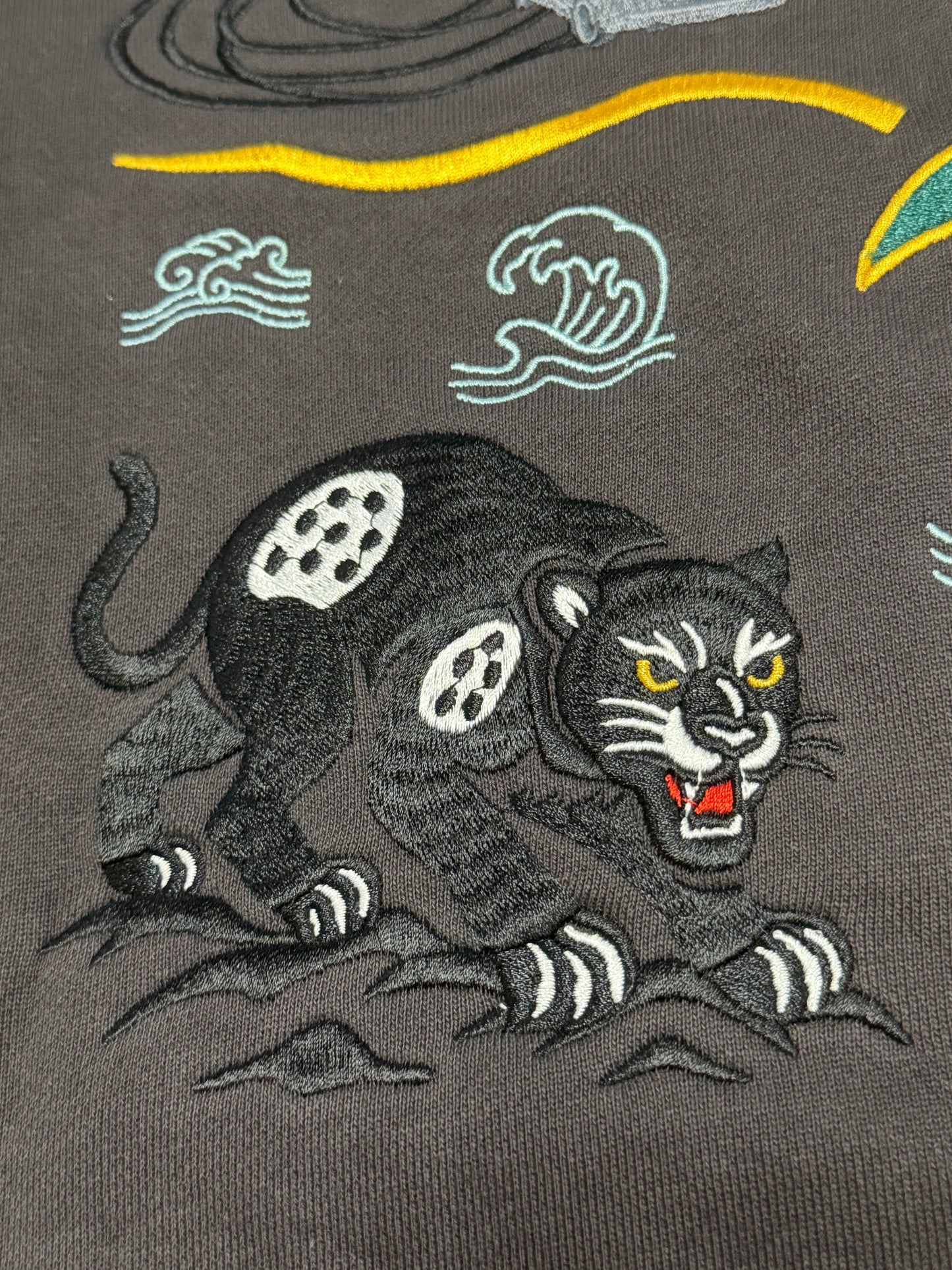 Oakland Sukajan Embroidered Crewneck Sweater