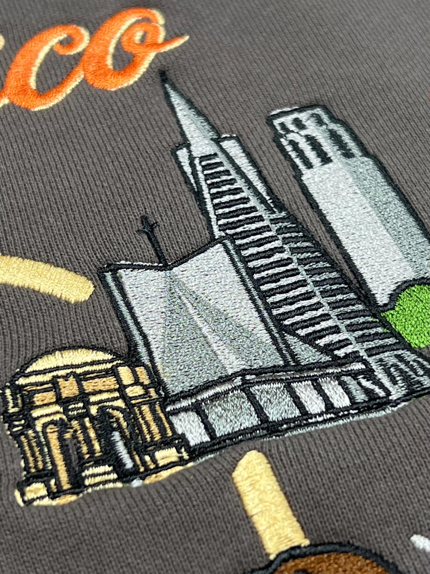 San Francisco Sukajan Embroidered Crewneck Sweater