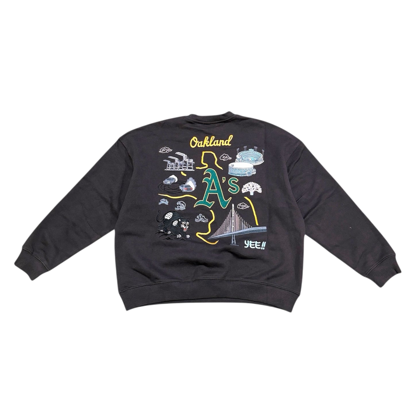 Oakland Sukajan Embroidered Crewneck Sweater