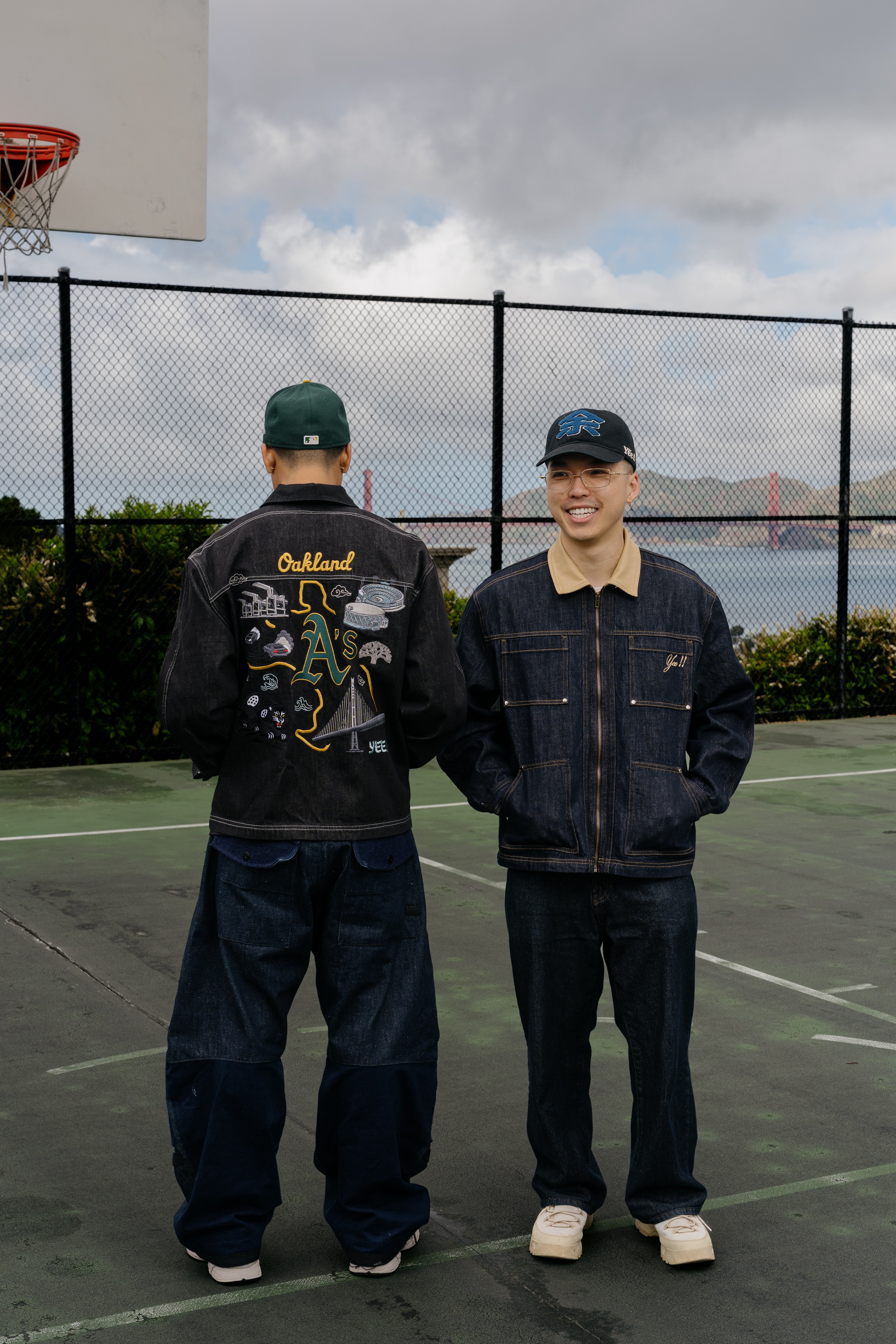 San Francisco Sukajan Embroidered Denim Jacket